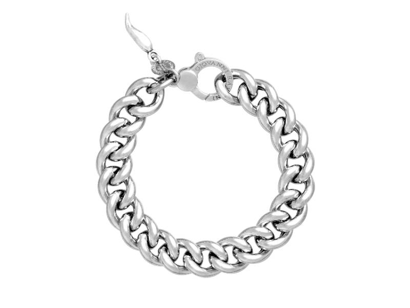 SILVER BRACELET MEDIUM WAVE CHAINS GIOVANNI RASPINI 11399